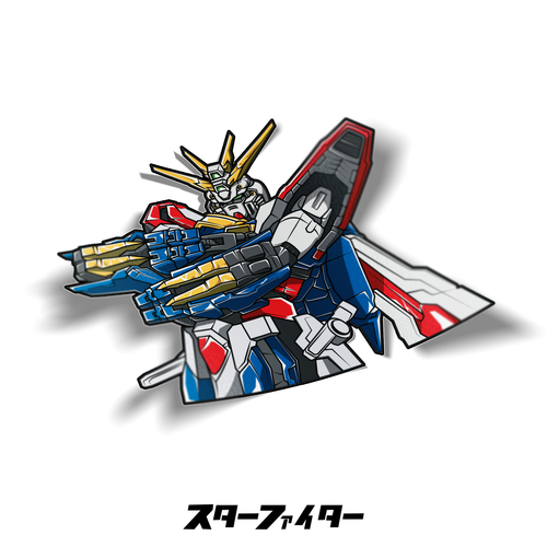 Burning Gundam Sticker